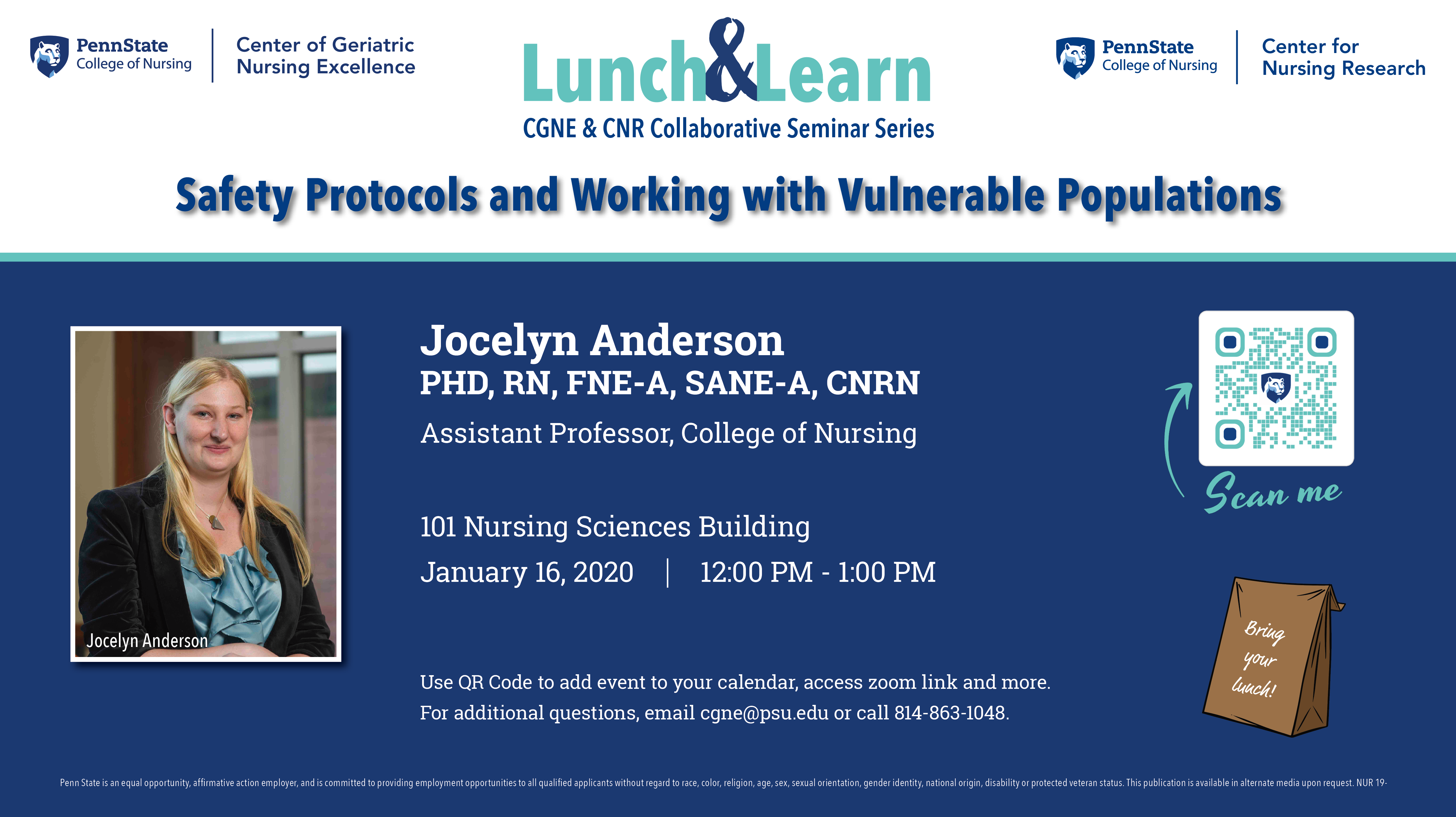 “Safety Protocols And Working With Vulnerable Populations”Penn State ...