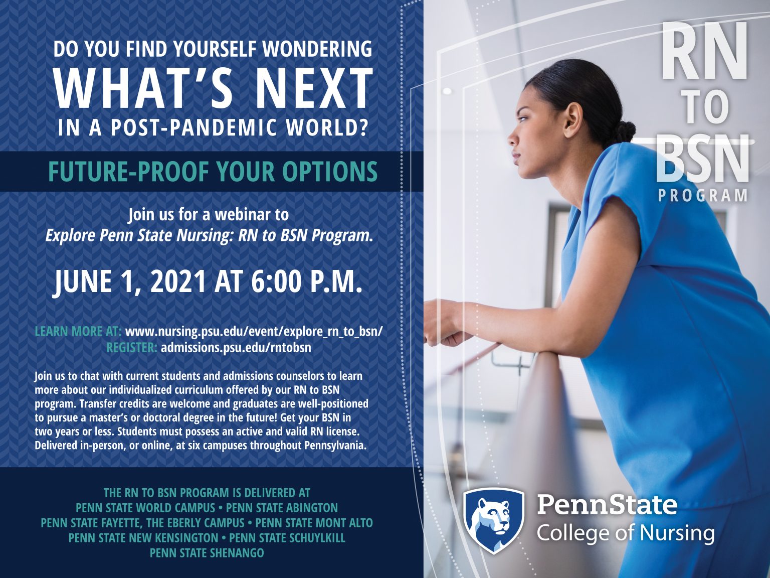 Explore Penn State Nursing: RN To BSN ProgramPenn State Nursing